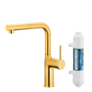 KFA Armatura DUERO PURE MOVE BRUSHED GOLD bateria...