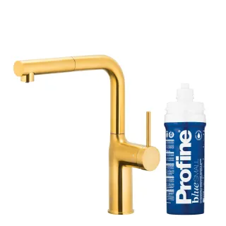 KFA Armatura DUERO PURE MOVE BRUSHED GOLD bateria...