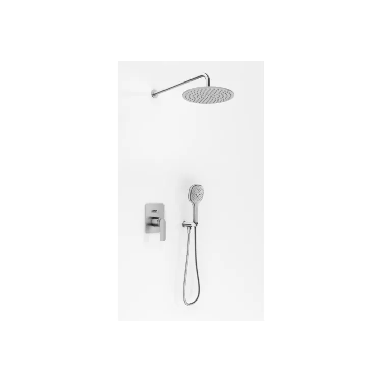 Kohlman Zestaw prysznicowy Experience BRUSHED NICKEL QW210EBNR25