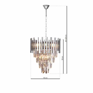 Żyrandol ASPEN II CHROME 9xE14 ML5997