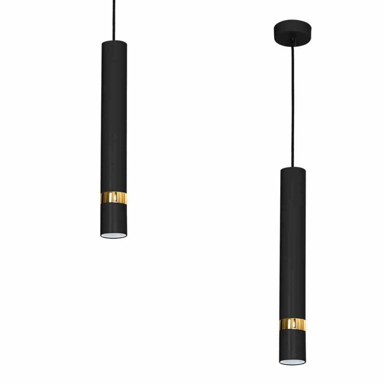 Lampa wisząca JOKER BLACK/GOLD 1xGU10 MLP6079