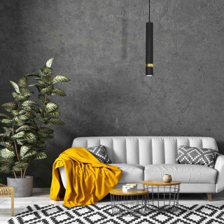 Lampa wisząca JOKER BLACK/GOLD 1xGU10 MLP6079