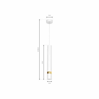 Lampa wisząca JOKER WHITE/GOLD 1xGU10 MLP6081