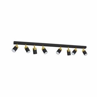 Lampa sufitowa JOKER BLACK/GOLD 8xGU10 MLP6127