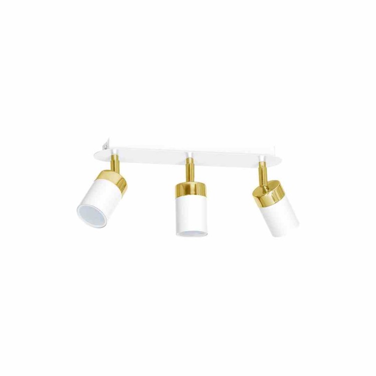 Lampa sufitowa JOKER WHITE/GOLD 3xGU10 MLP6130