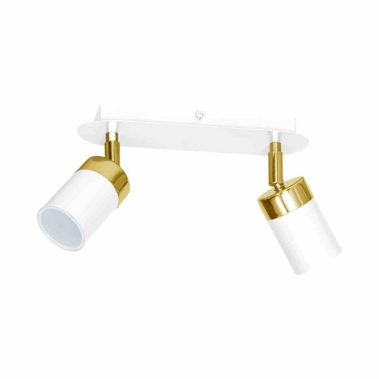 Lampa sufitowa JOKER WHITE/GOLD 2xGU10 MLP6129