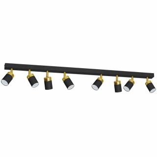 Lampa sufitowa JOKER BLACK/GOLD 8xGU10 MLP6127