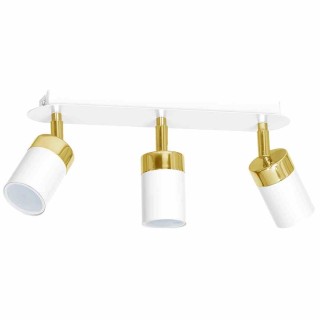 Lampa sufitowa JOKER WHITE/GOLD 3xGU10 MLP6130