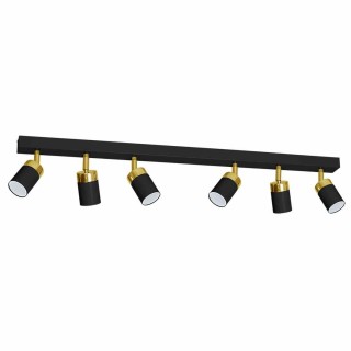 Lampa sufitowa JOKER BLACK/GOLD 6xGU10 MLP6126