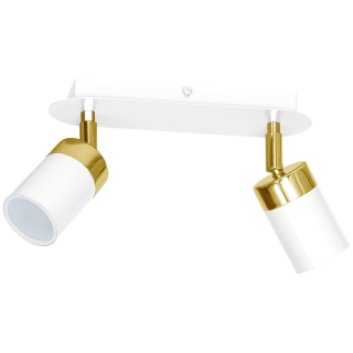 Lampa sufitowa JOKER WHITE/GOLD 2xGU10 MLP6129