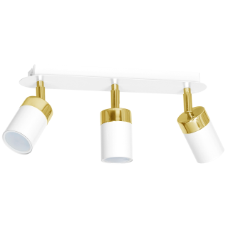 Lampa sufitowa JOKER WHITE/GOLD 3xGU10 MLP6130