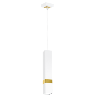 Lampa wisząca VIDAR WHITE/GOLD 1xGU10 MLP6275