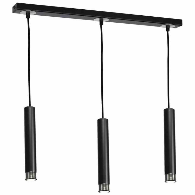 Lampa wisząca DANI BLACK/CHROME 3xGU10 MLP6232