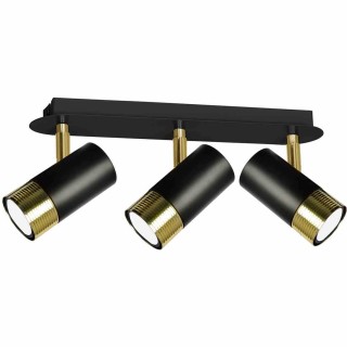 Lampa sufitowa DANI BLACK/GOLD 3xGU10 MLP6238