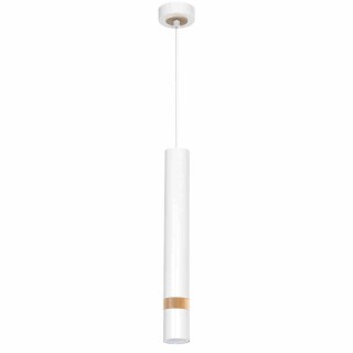 Lampa wisząca JOKER WHITE/WOOD 1xGU10 MLP6301