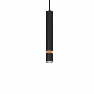 Lampa wisząca JOKER BLACK/WOOD 1xGU10 MLP6305