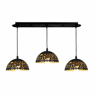 Lampa wisząca LISA BLACK 3xE27 ML6136