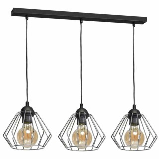 Lampa wisząca NORMAN BLACK 3xE27 MLP6264