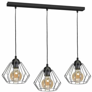 Lampa wisząca NORMAN BLACK 3xE27 MLP6264