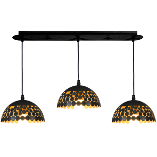 Lampa wisząca LISA BLACK 3xE27 ML6136