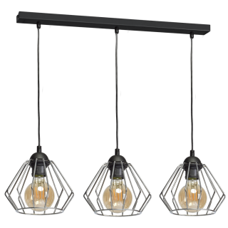 Lampa wisząca NORMAN BLACK 3xE27 MLP6264