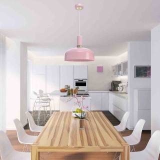 Lampa wisząca MALMO PINK 1xE27 MLP6199