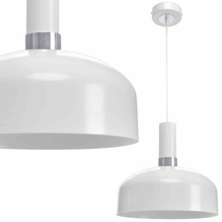 Lampa wisząca MALMO WHITE/CHROME 1xE27 MLP6202