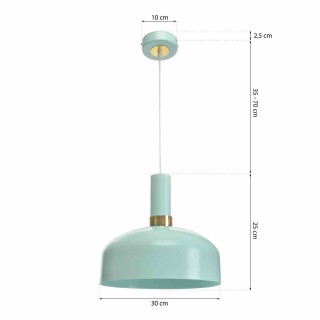 Lampa wisząca MALMO MINT 1xE27 MLP6200