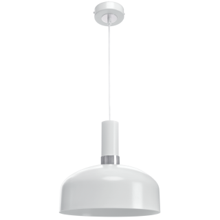 Lampa wisząca MALMO WHITE/CHROME 1xE27 MLP6202