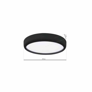 Plafon GEA BLACK 36W LED Ø390 mm ML6394