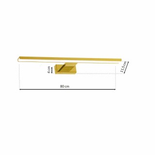 Kinkiet SHINE GOLD 80cm 15W LED ML6338