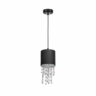 Lampa wisząca ALMERIA BLACK/CHROME 1xE27 MLP6429