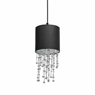 Lampa wisząca ALMERIA BLACK/CHROME 1xE27 MLP6429