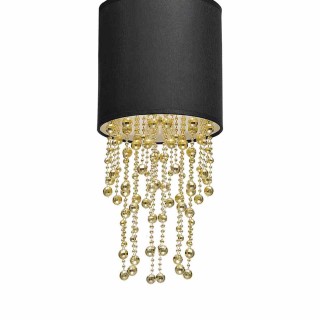 Lampa wisząca ALMERIA BLACK/GOLD 1xE27 MLP6439