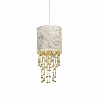 Lampa wisząca ALMERIA WHITE/GOLD 1xE27 MLP6444