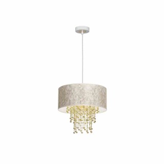 Lampa wisząca ALMERIA WHITE/GOLD 1xE27 MLP6446