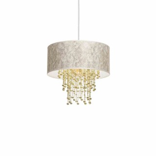 Lampa wisząca ALMERIA WHITE/GOLD 1xE27 MLP6446