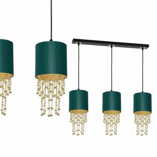 Lampa wisząca ALMERIA GREEN/GOLD 3xE27 MLP64500