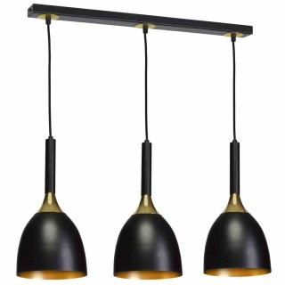 Lampa wisząca CLARK BLACK/GOLD 3xE27 MLP6222