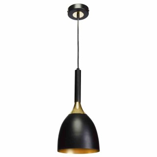 Lampa wisząca CLARK BLACK/GOLD 1xE27 MLP6221