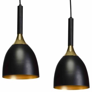 Lampa wisząca CLARK BLACK/GOLD 3xE27 MLP6222