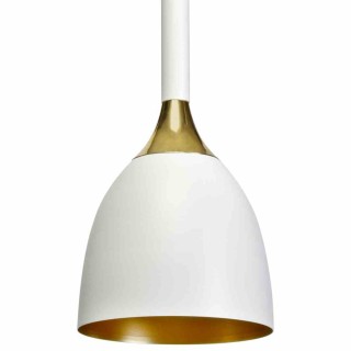 Lampa wisząca CLARK WHITE/GOLD 1xE27 MLP6219