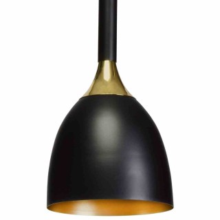 Lampa wisząca CLARK BLACK/GOLD 1xE27 MLP6221