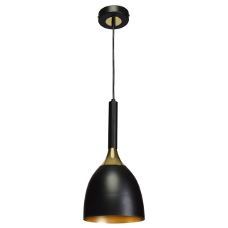 Lampa wisząca CLARK BLACK/GOLD 1xE27 MLP6221