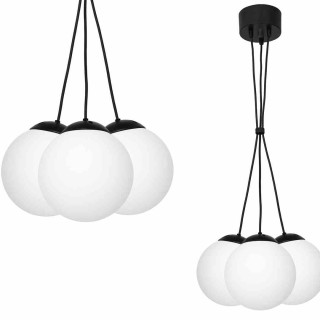 Lampa wisząca LIMA BLACK 3xE14 MLP6523