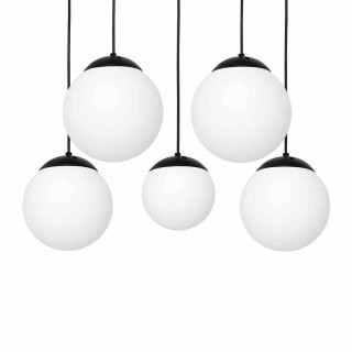 Lampa wisząca LIMA BLACK 5xE14 MLP6525