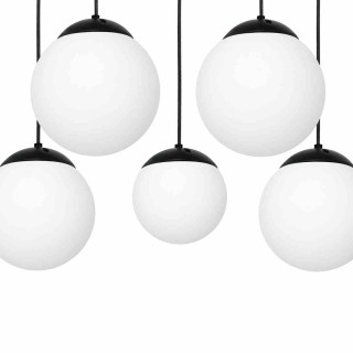 Lampa wisząca LIMA BLACK 5xE14 MLP6525