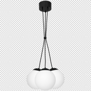 Lampa wisząca LIMA BLACK 3xE14 MLP6523