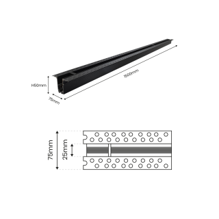 Szyna podtynkowa MAGNETIC TRACK 150cm ML6631