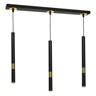 Lampa wisząca MONZA BLACK/GOLD 3xG9 8W MLP6334